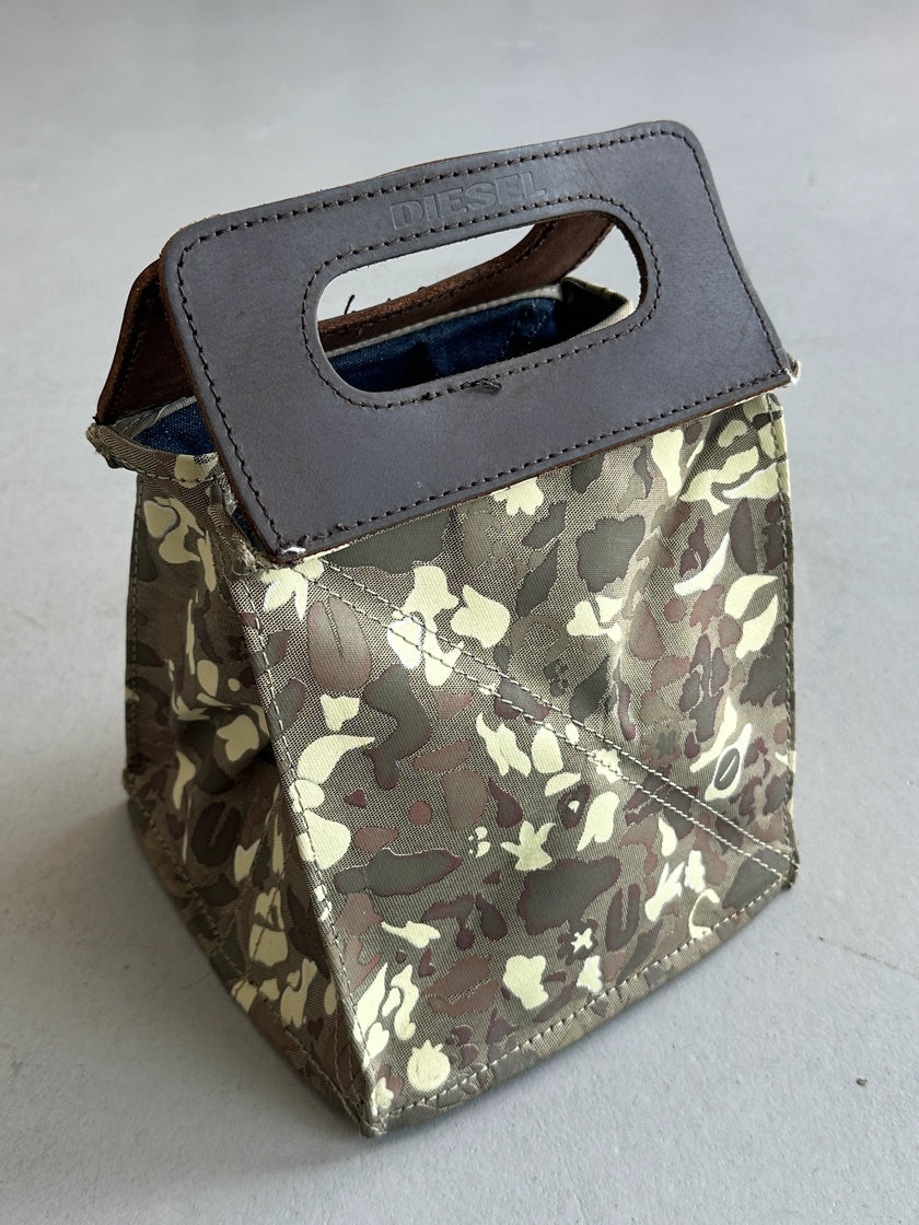 DIESEL SPARE PARTS - 2000s CAMOUFLAGE ORIGAMI BAG