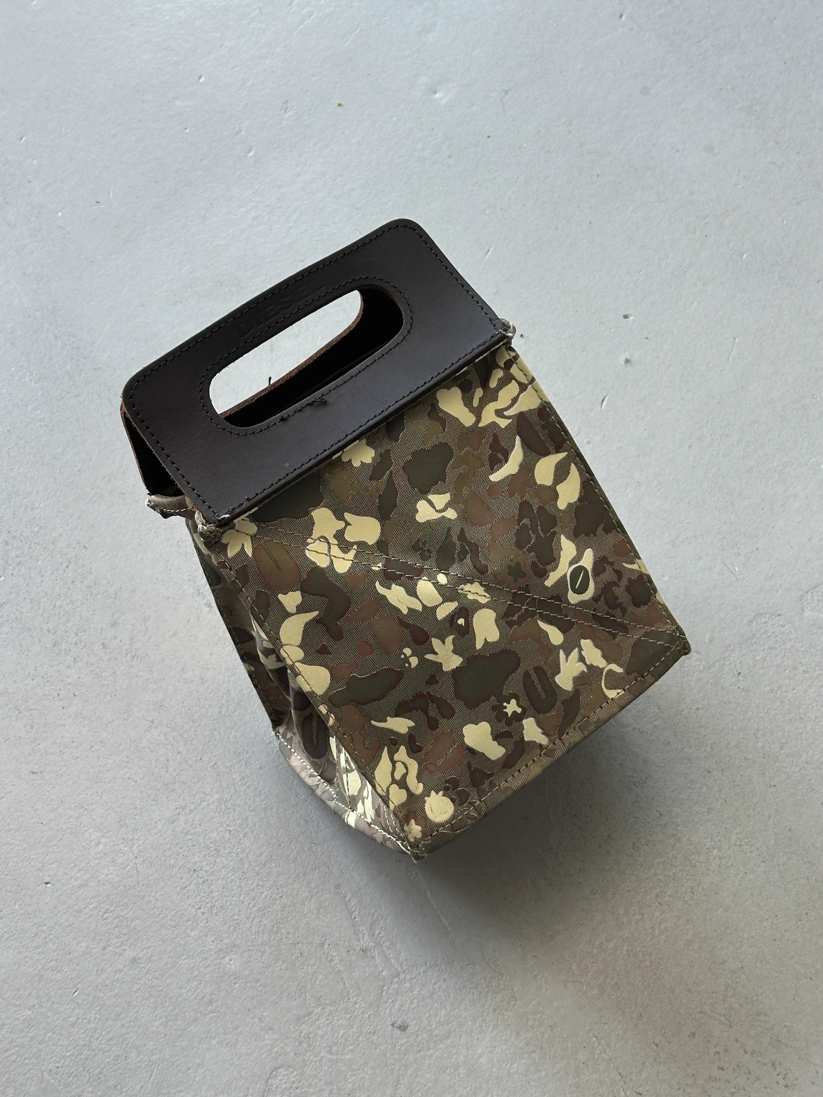 DIESEL SPARE PARTS - 2000s CAMOUFLAGE ORIGAMI BAG