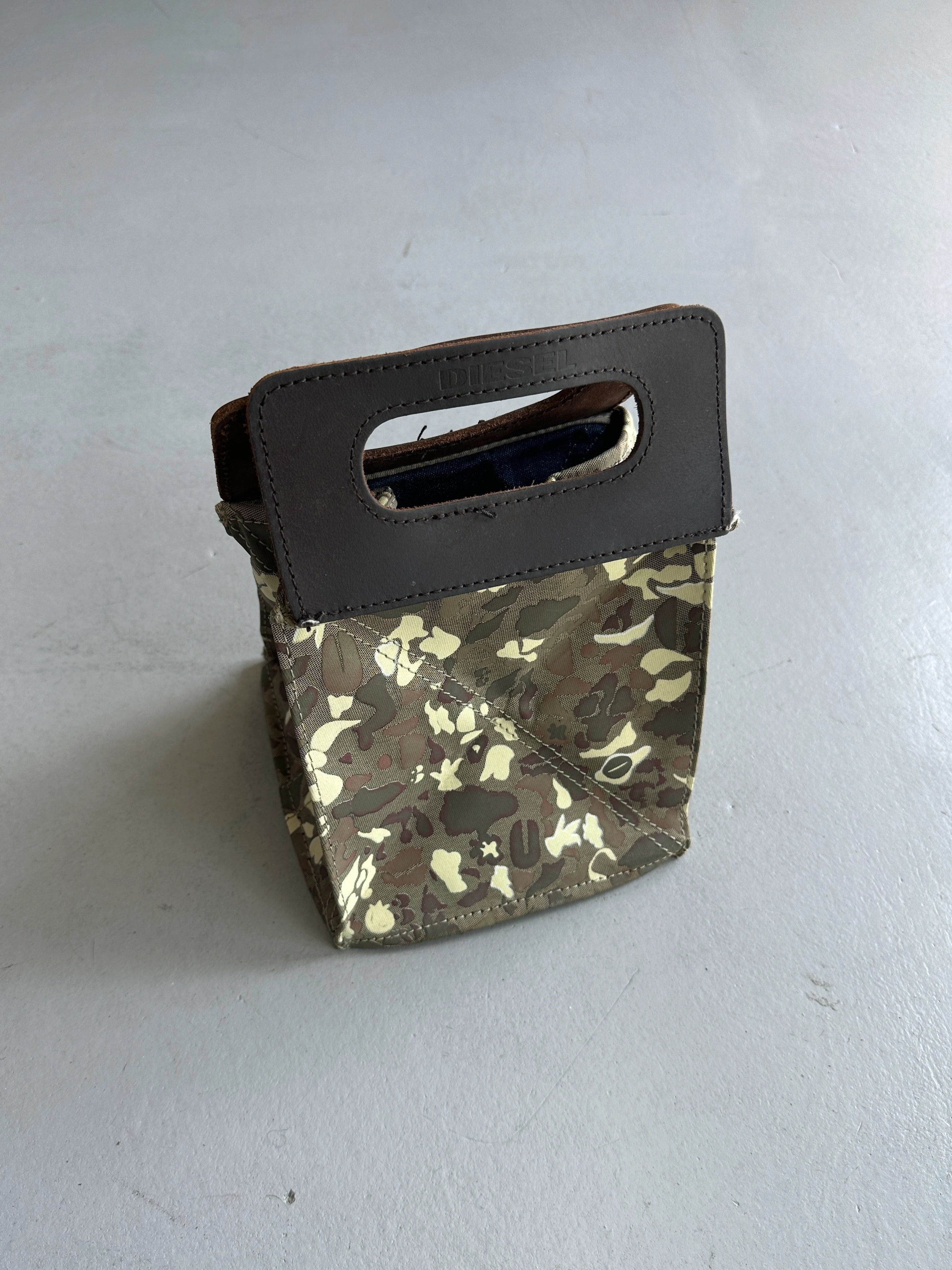 DIESEL SPARE PARTS - 2000s CAMOUFLAGE ORIGAMI BAG