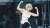 Madonna in vintage Jean Paul Gaultier corset during 1990 Blond Ambition Tour