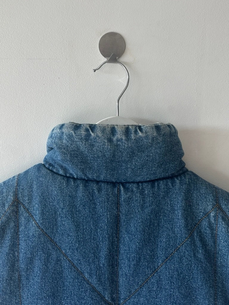 ARMANI JEANS - 1990s DENIM VEST GILET JACKET