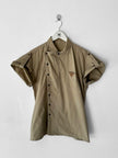 1990s ASYMMETRICAL FRONT CLOSURE SHORT SLEEVE SHIRT