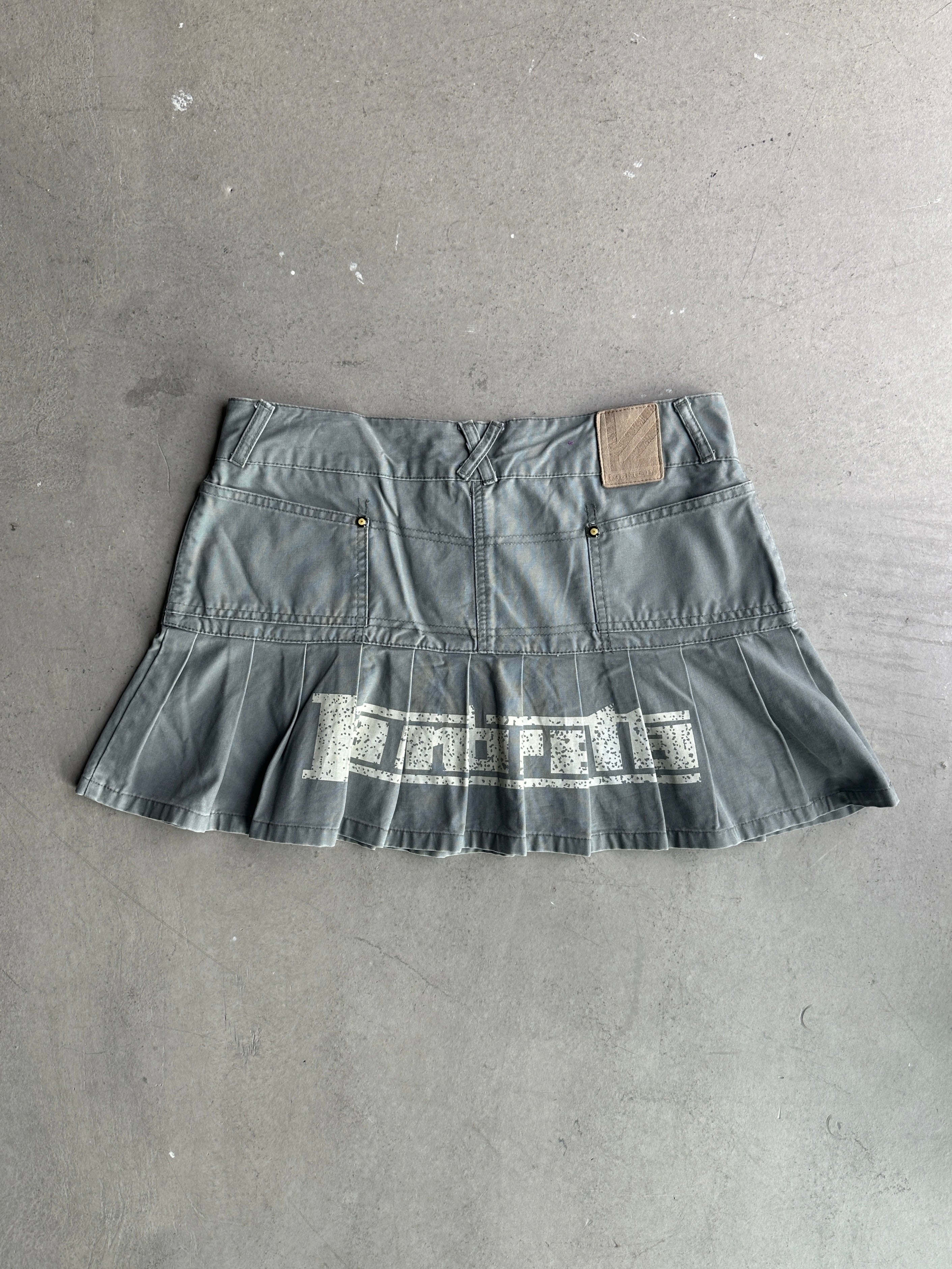 2000s PLEATED CARGO MINI SKIRT