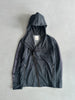 DIESEL - 2000s HOODED SWEATER WITH DIAGONAL ZIP CLOSURE