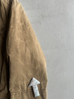 DSQUARED2 - F/W 2002 HOMELESS COLLECTION LAYERED DENIM SLEEVE JACKET WITH LEATHER DETAILS