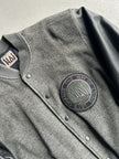 ISSEY MIYAKE HAI - 1980s BOMBER JACKET WITH CONTRASTING LEATHER SLEEVE