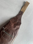 GIANFRANCO FERRÉ - 1990s LEATHER SLING BAG