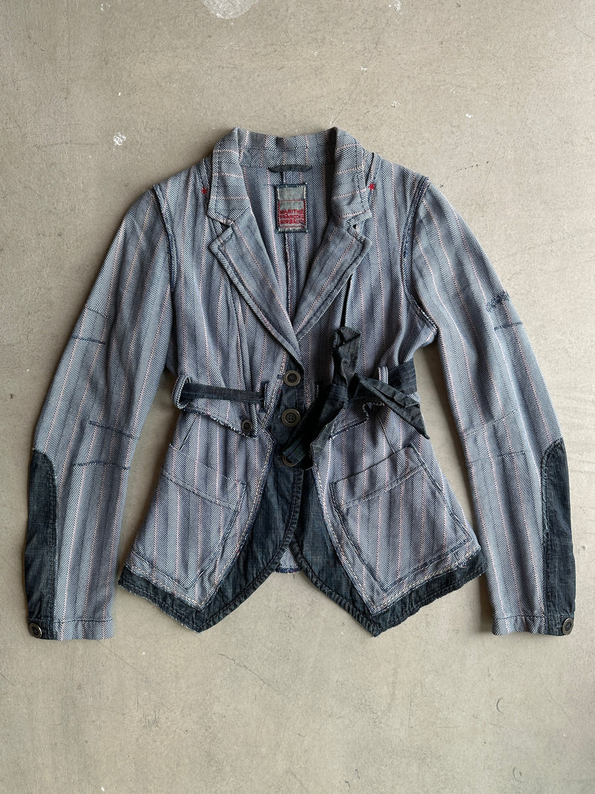 MARITHÉ + FRANÇOIS GIRBAUD - 2000s BELTED BLAZER