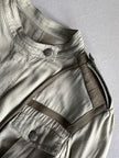 C’N’C COSTUME NATIONAL - 2000s CONTRASTING GREEN LIGHT JACKET