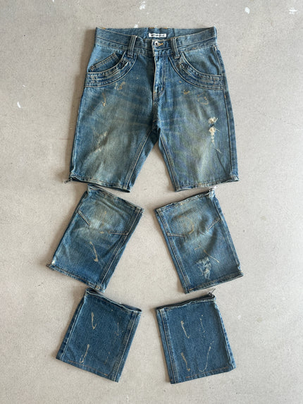 SEMANTIC DESIGN - 2000s 3 IN 1 JEANS TROUSERS