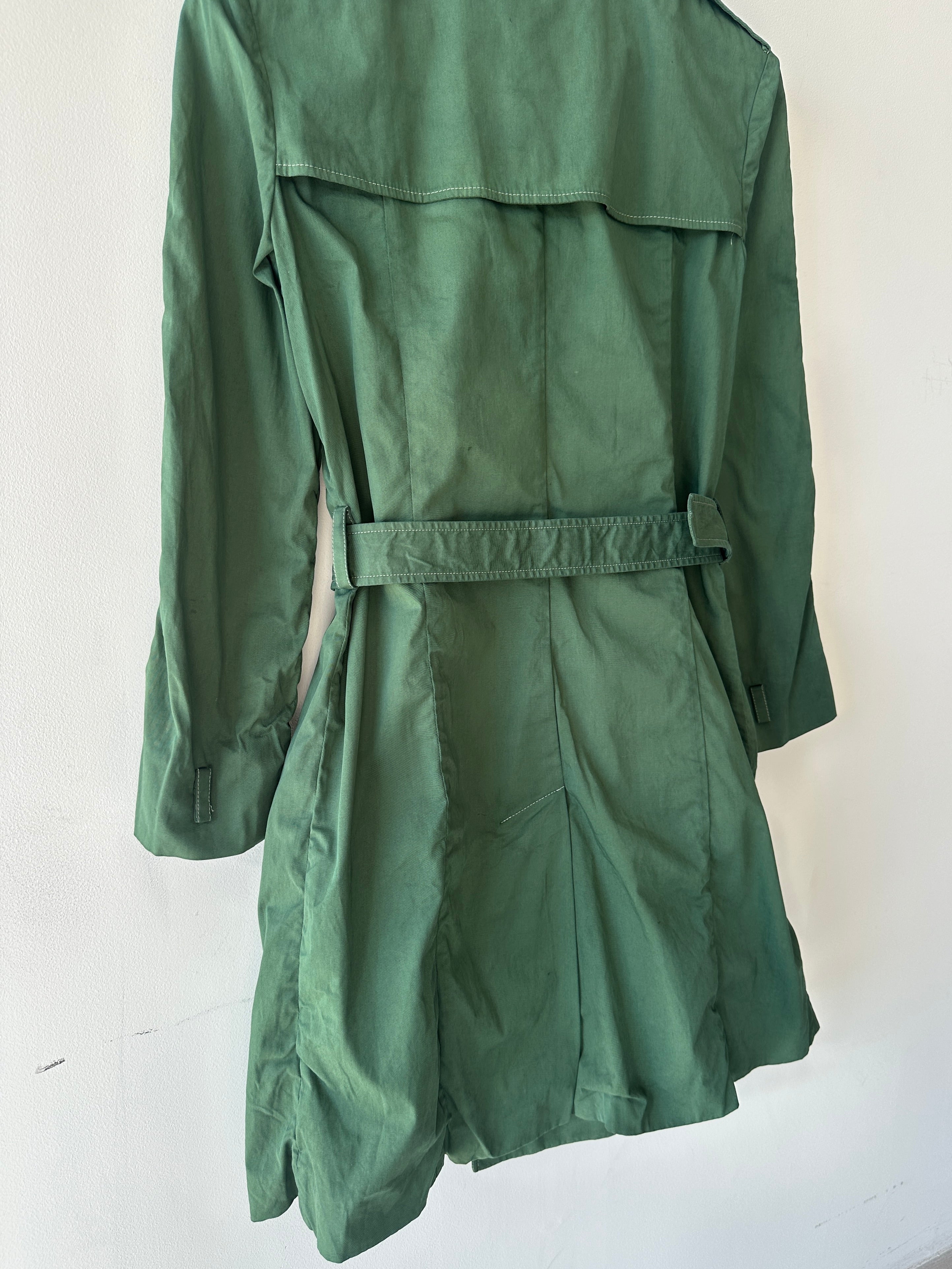 MIU MIU - early 2000s DOUBLE BREASTED TRENCH COAT