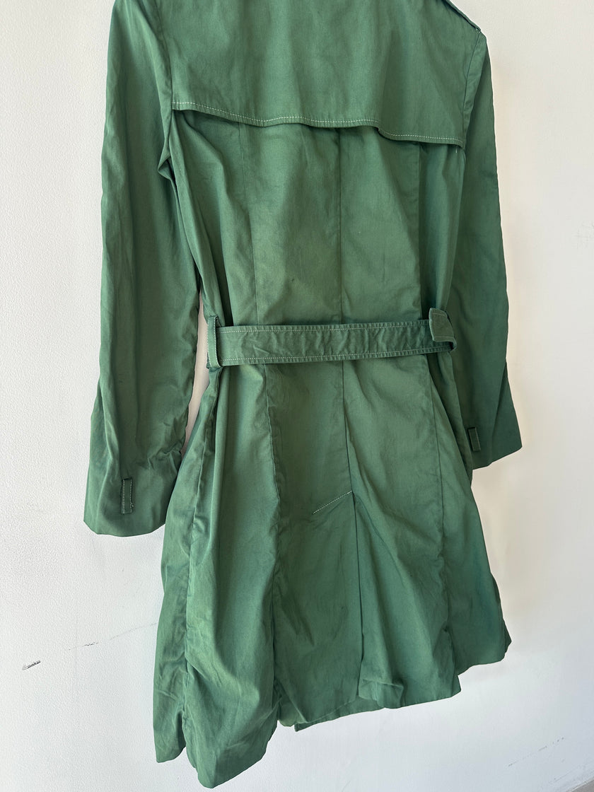 MIU MIU - early 2000s DOUBLE BREASTED TRENCH COAT