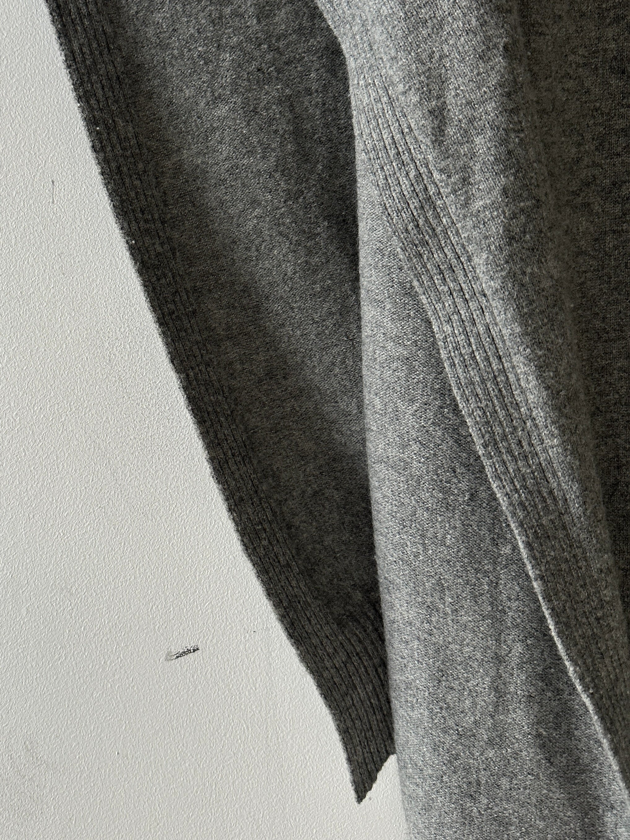 MAISON MARGIELA - F/W 2019 ASYMMETRIC PONCHO STYLE ONE SLEEVE KNIT JUMPER