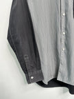 COMME DES GARÇONS - early 2000s PANELED LONG SLEEVE SHIRT WITH CONTRASTING SLEEVE AND BACK