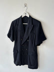 JEAN PAUL GAULTIER - 1990s SHORT SLEEVE DOUBLE BREASTED BLAZER