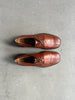 1990s SQUARE TOE LEATHER DERBY SHOES