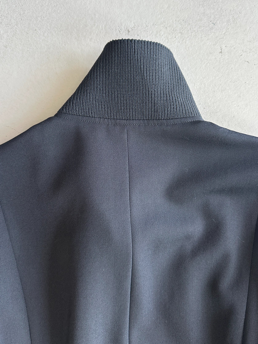 YOHJI YAMAMOTO - A/W 2001 BALLOON HEM ZIPPED JACKET