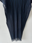 ISSEY MIYAKE - 2000s LAYERED LONGLINE TOP WITH SHEER MESH OVERLAY
