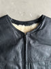 1990s SHEARLING LEATHER VEST GILET