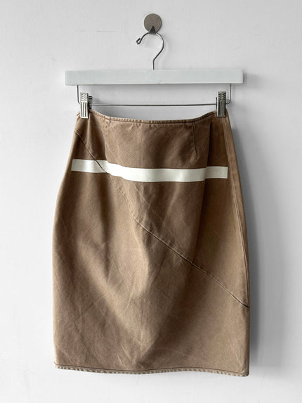 HELMUT LANG -  PROTOTYPE S/S 1997 REFLECTIVE TAPE SKIRT