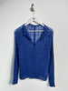 ISSEY MIYAKE - S/S 2001 SHEER PLEATED BUTTONED BLOUSE
