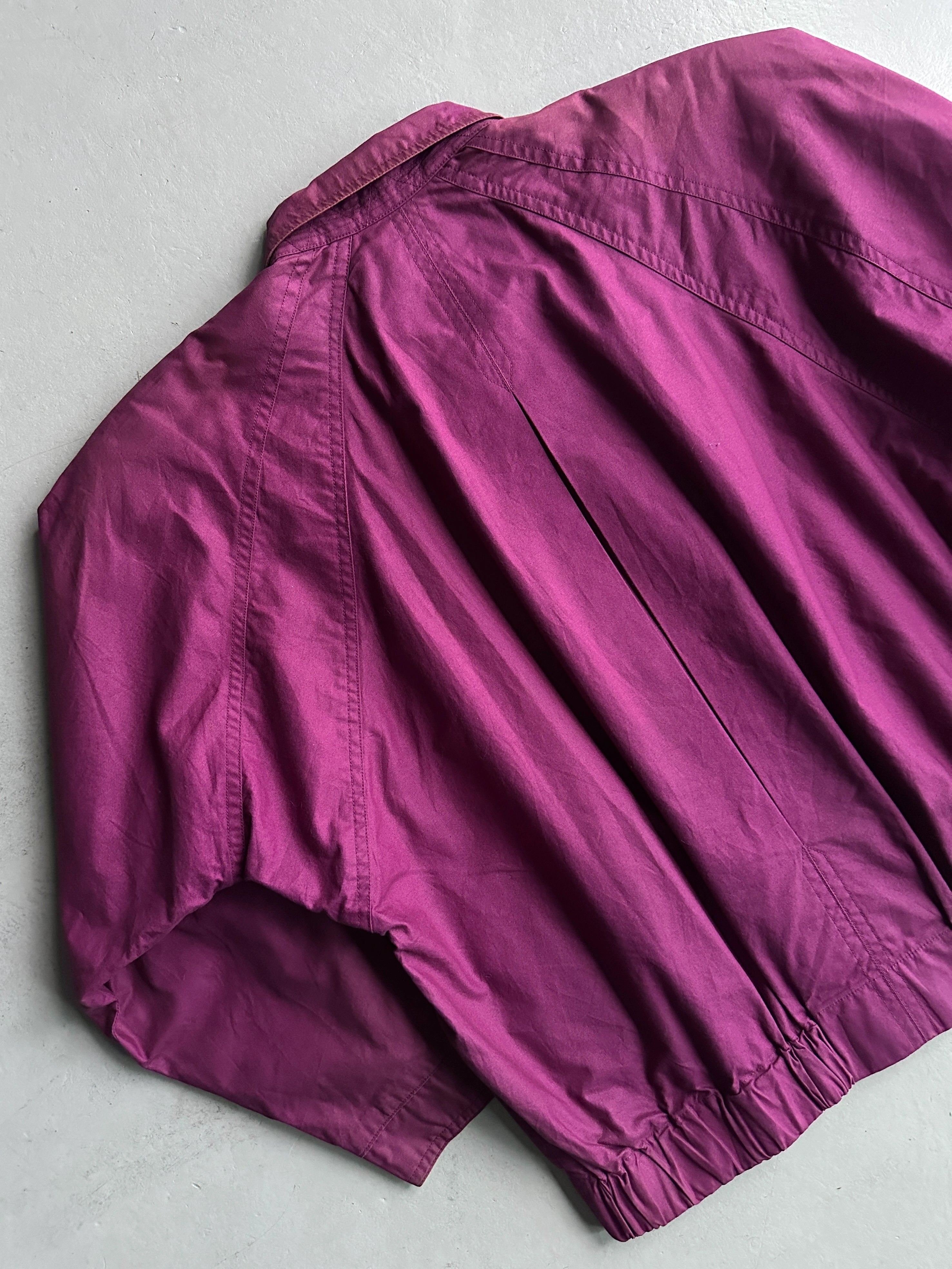 ISSEY MIYAKE - 1980s BOXY FIT BOMBER JACKET