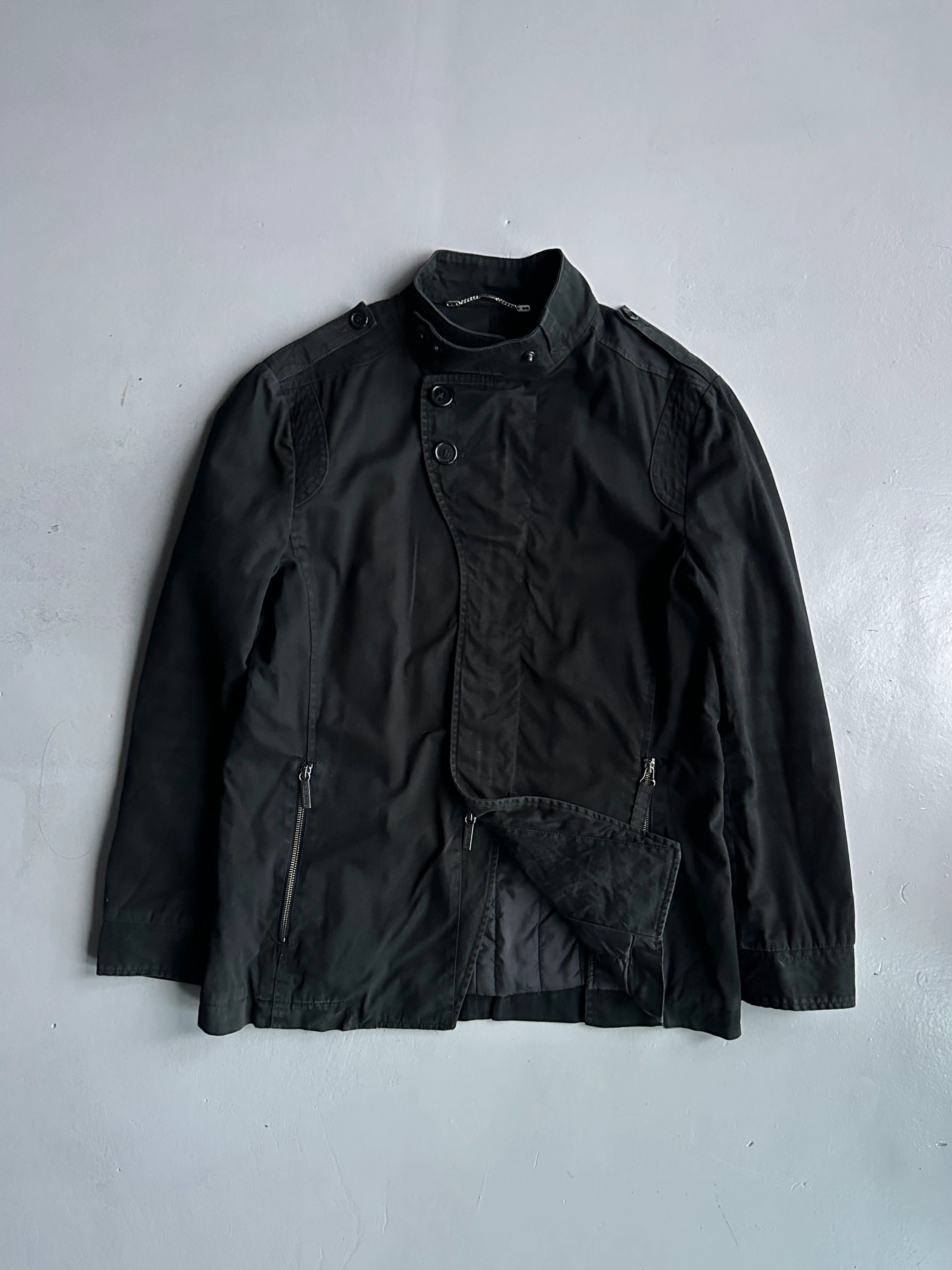 BIKKEMBERGS - 2000s ASYMMETRICAL BUTTONING CLOSURE JACKET