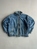 1980s FUNNEL NECK DENIM BOMBER JACKET