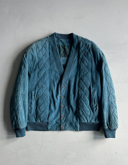 LOEWE - 1980s SUEDE BOMBER JACKET