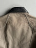 ANDREW MACKENZIE - 2000s STRAIGHT FIT JACKET WITH LEATHER COLLAR