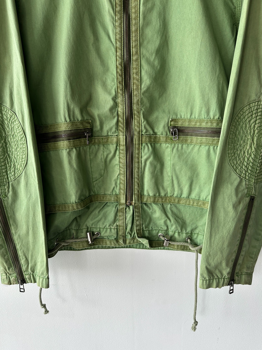 SABOTAGE - 2000s DYED TECHNICAL JACKET WITH WRAP AROUNT POCKET PANEL