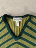 1980s V NECK KNITTED JUMPER