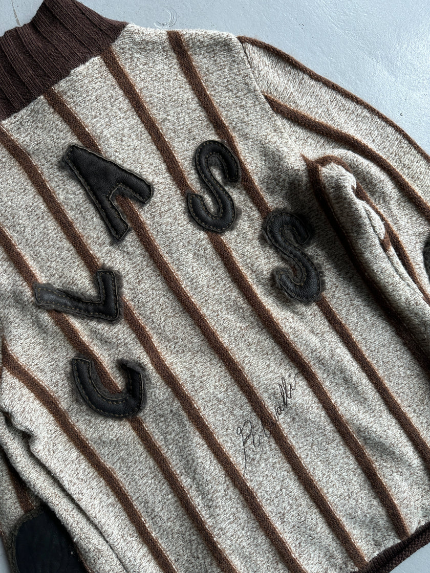 ROBERTO CAVALLI - 2000s OVERSIZED ZIPPED KNIT JUMPER