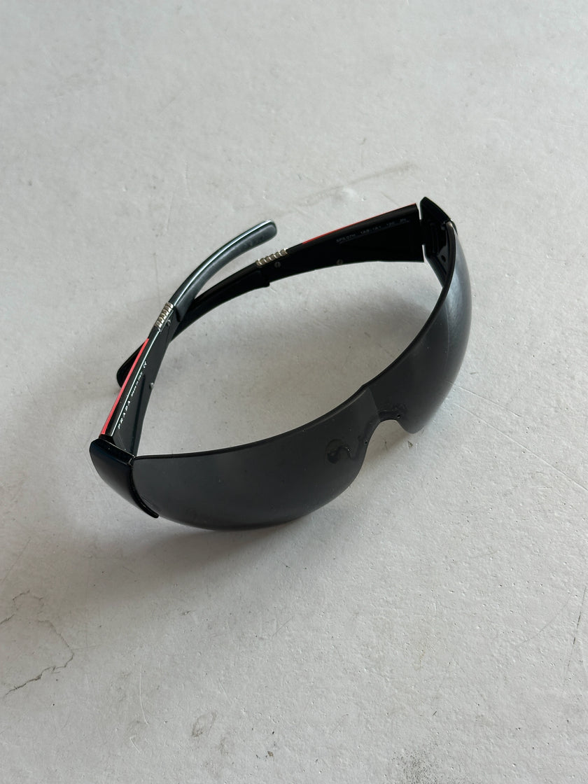 PRADA - 1990s SHIELD SUNGLASSES