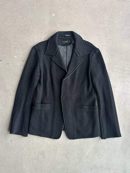 YOHJI YAMAMOTO Y's - A/W 2016 RAW EDGES WOOL BLAZER