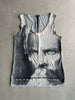 ARMANI JEANS - 1990s PRINTED VEST TOP