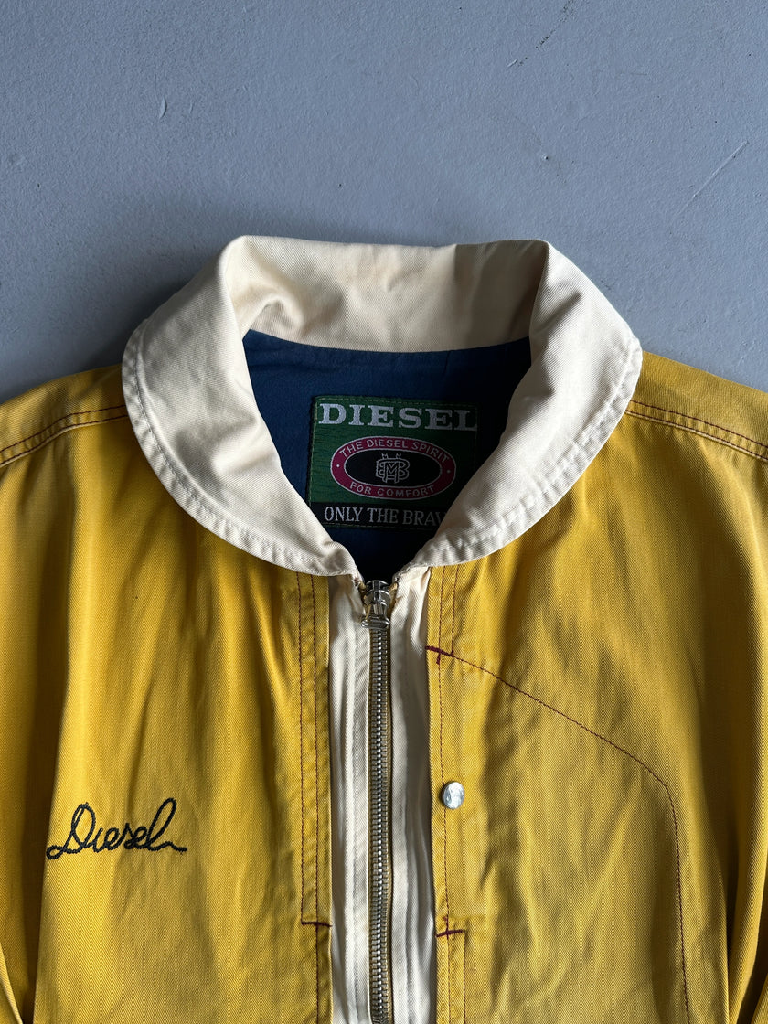 DIESEL - 1980s LIGHT JACKET WITH WAIST LACING DETAIL