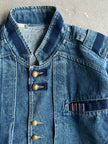 1980s MILITARY DENIM BOMBER JACKET