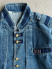 1980s MILITARY DENIM BOMBER JACKET