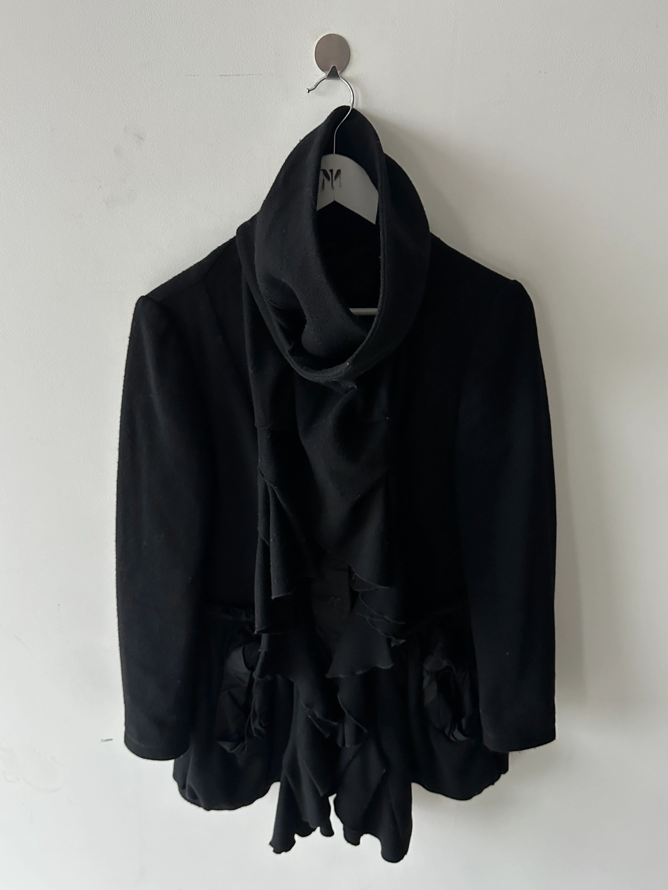 MARITHÉ + FRANÇOIS GIRBAUD - F/W 2009 RUCHED FRONT WOOL JACKET WITH CORSET INNER LAYER