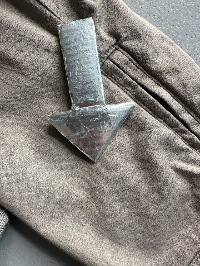 DIESEL - 2000s LINEN ZIPPED JACKET