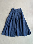 PLANTATION ISSEY MIYAKE - 1980s HIGH WAIST DENIM SKIRT