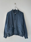 LES COPAINS - 1980s LINEN BOMBER JACKET