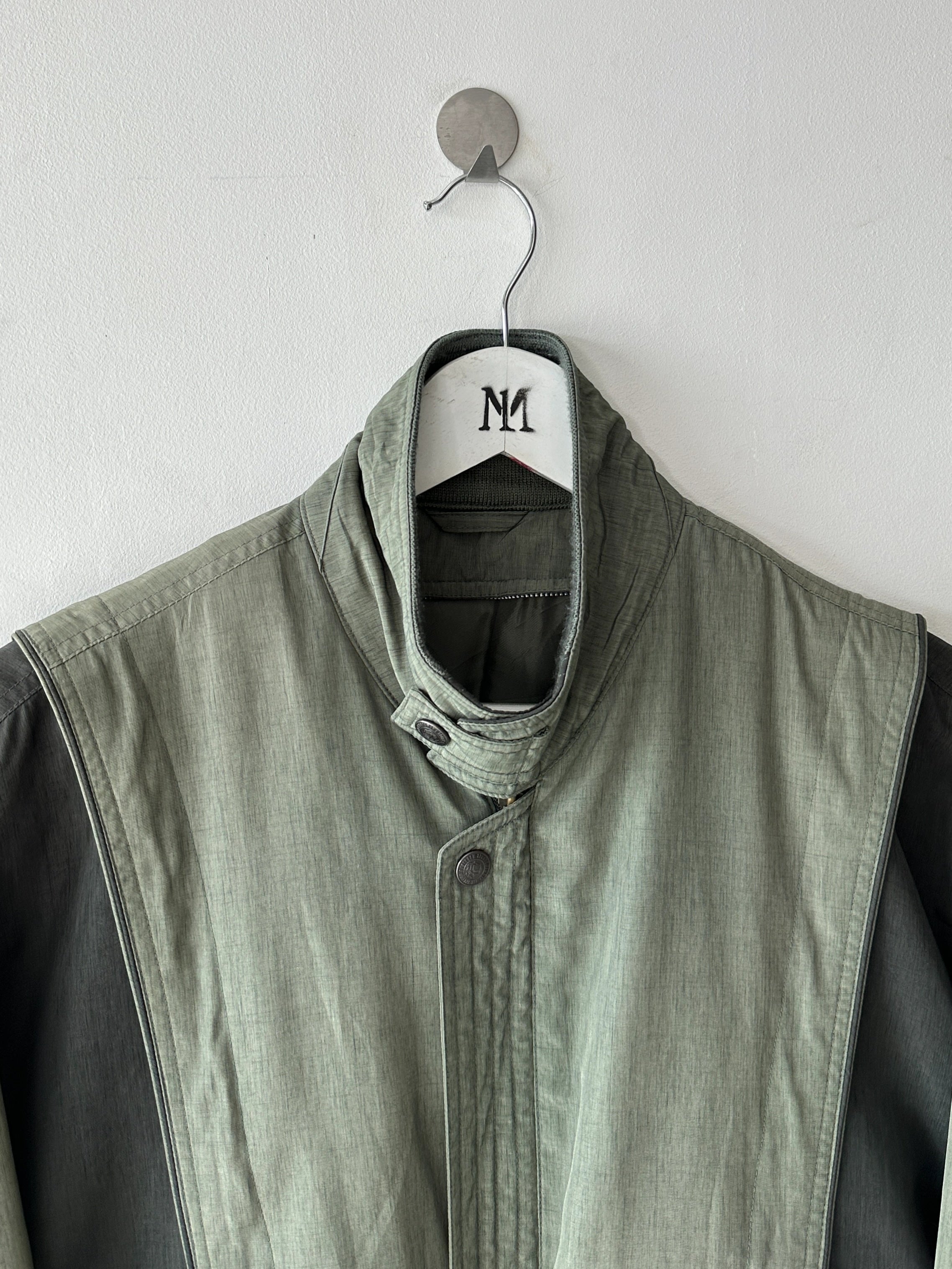 1990s COLOUR BLOCK BOMBER JACKET