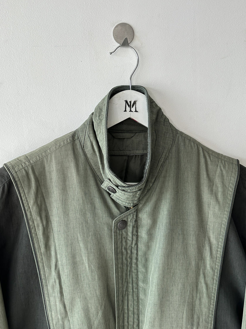 1990s COLOUR BLOCK BOMBER JACKET
