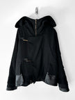 ITALIAN LABEL F/W 2005 TECHNICAL JACKET WITH OVERSIZED FUR COLLAR