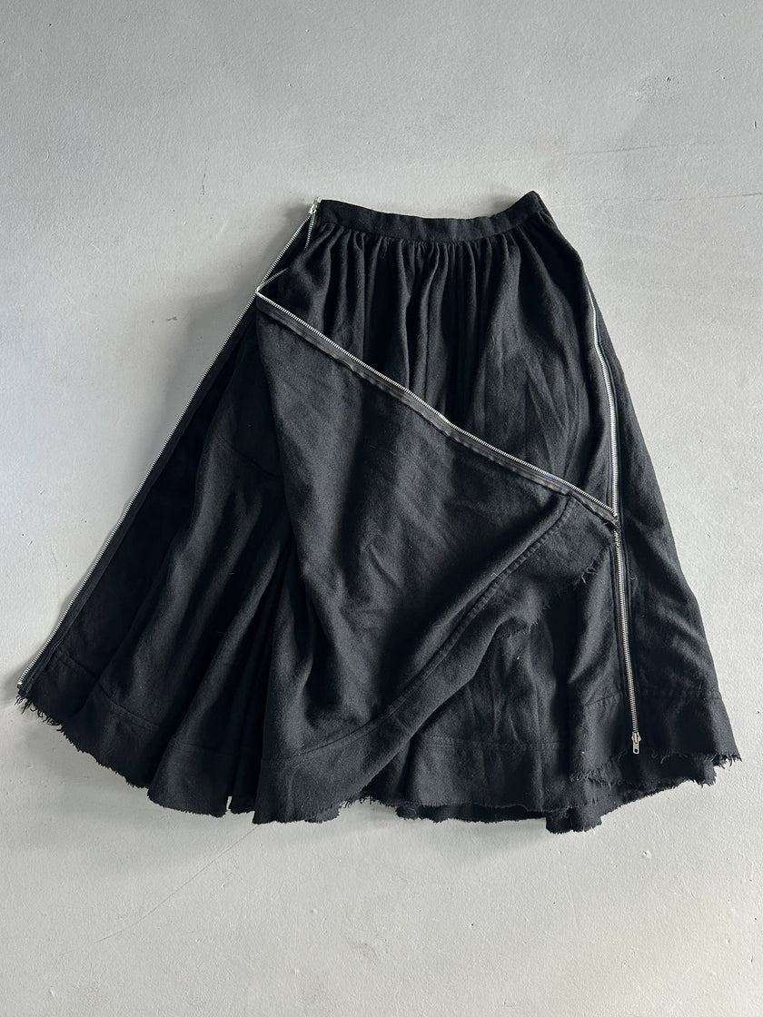 COMME DES GARÇONS TAO - F/W 2006 DOUBLE ZIP MAXI SKIRT