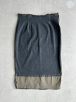 1990s LOW WAIST DENIM SKIRT