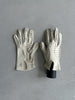 TRUSSARDI - 1990s LEATHER AND CROCHET BACK GLOVES
