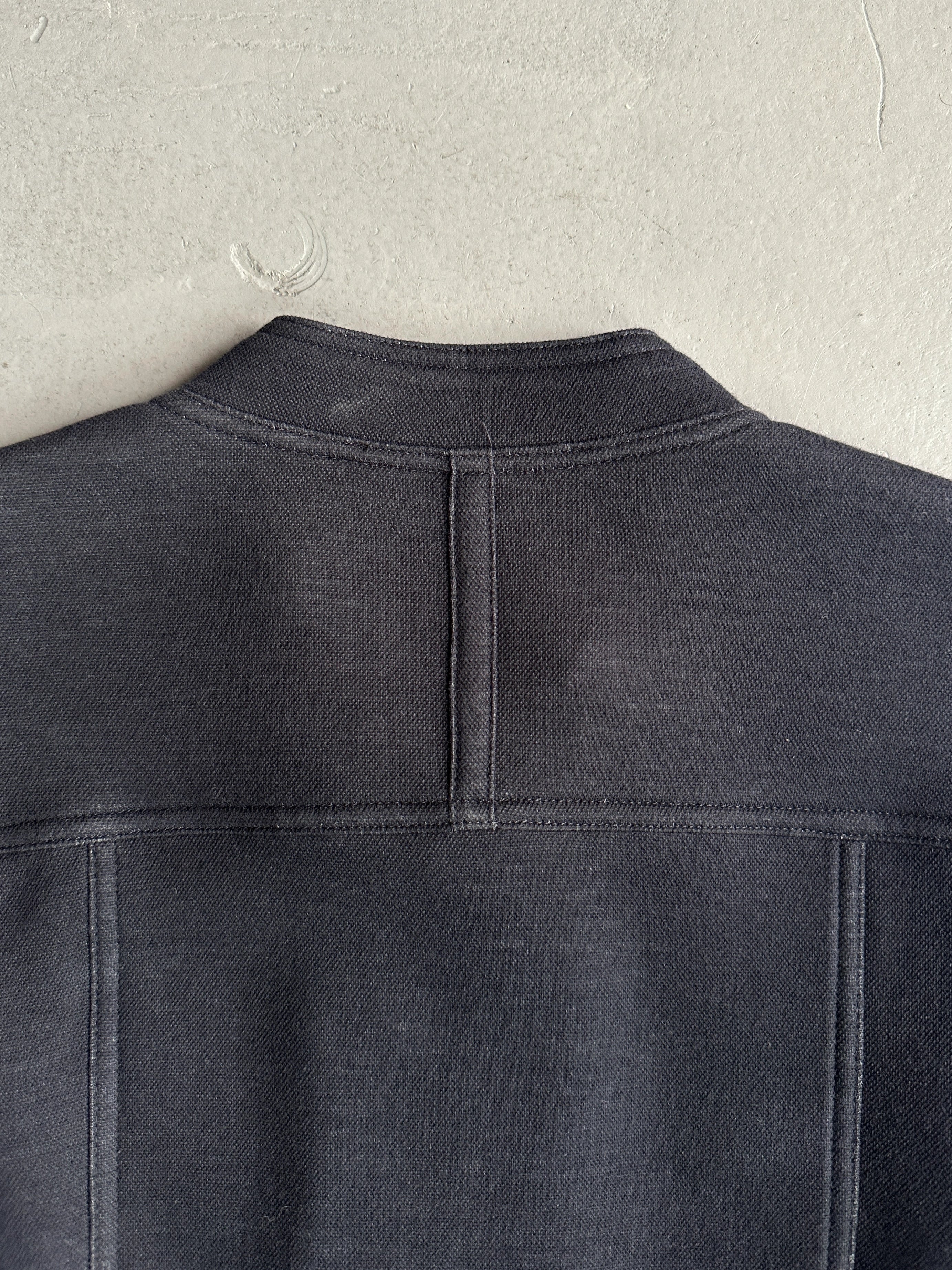 MARITHÉ + FRANÇOIS GIRBAUD - 1990s CROP FIT MANDARIN COLLAR JACKET